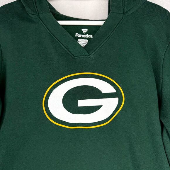 Fanatics Green Bay Packers V-neck Sweatshirt Womens Size XL - Picture 4 of 9